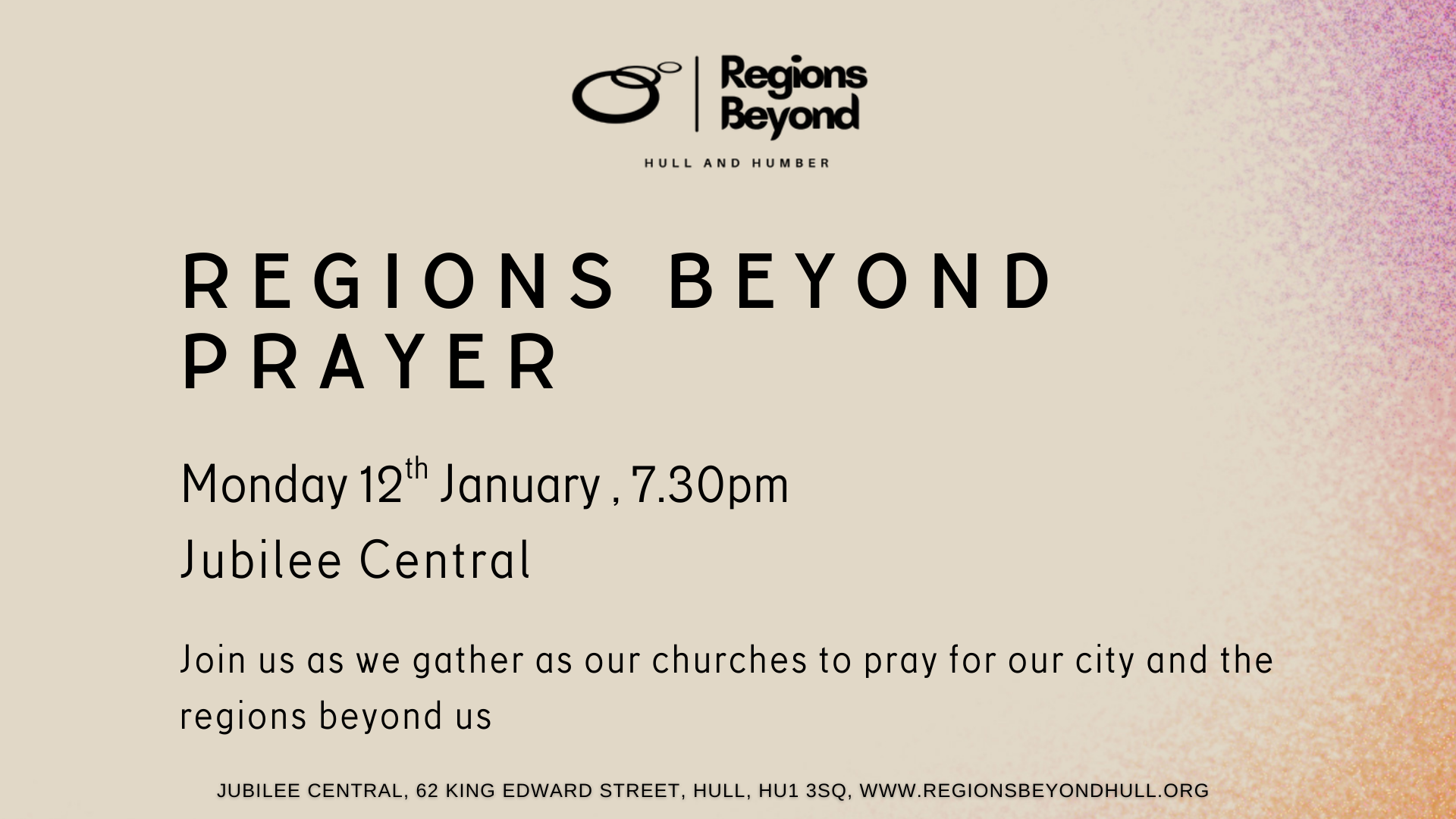 RB Prayer January 2026