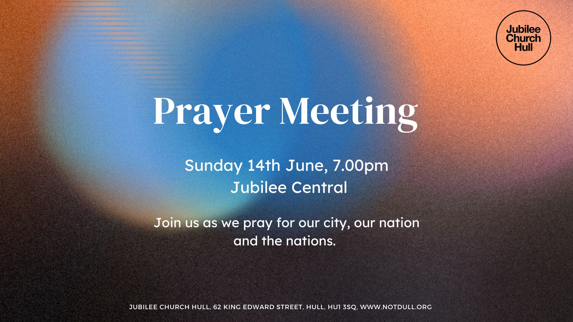 Prayer Meeting June 2026